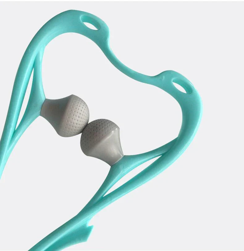 Neck Massager High Quality Multi-function Manual Relaxed Cervical Massager Pressure Relieve Double Ball Pressing Meridian Massager